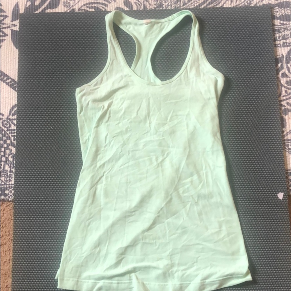 Mint Green Lululemon Workout Tank